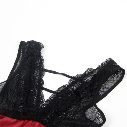 Subblime - 954437 Robe Bondage En Dentelle Noire L/Xl